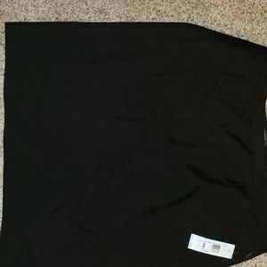 22W Kasper Separates Knee Length Black Skirt